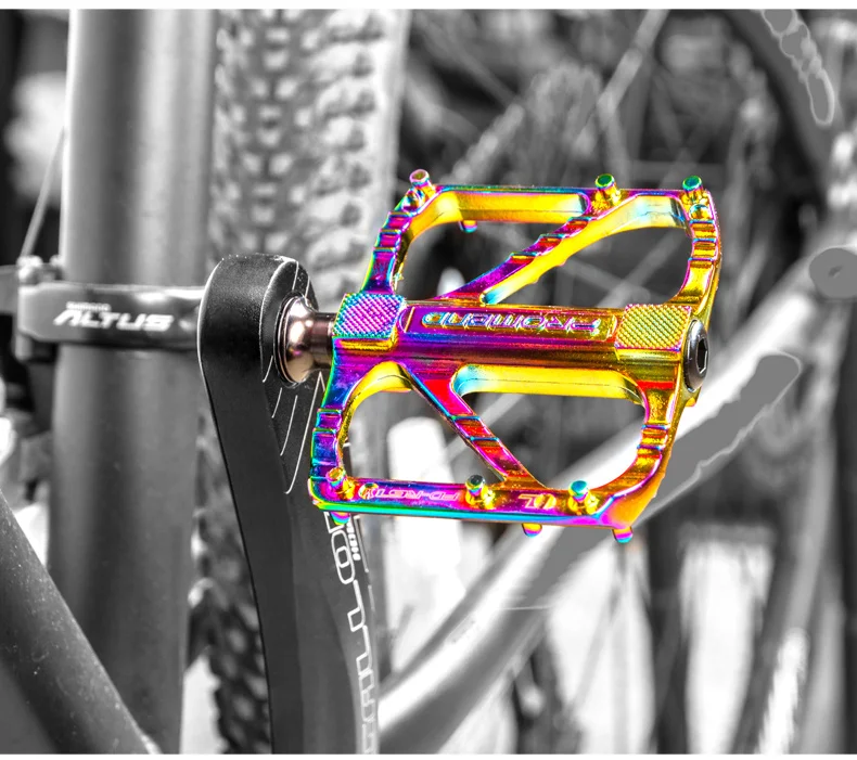 Pédales De Vélo Plates Antidérapantes – Ultra-légères En Aluminium/alliage (universelles VTT/route/BMX)