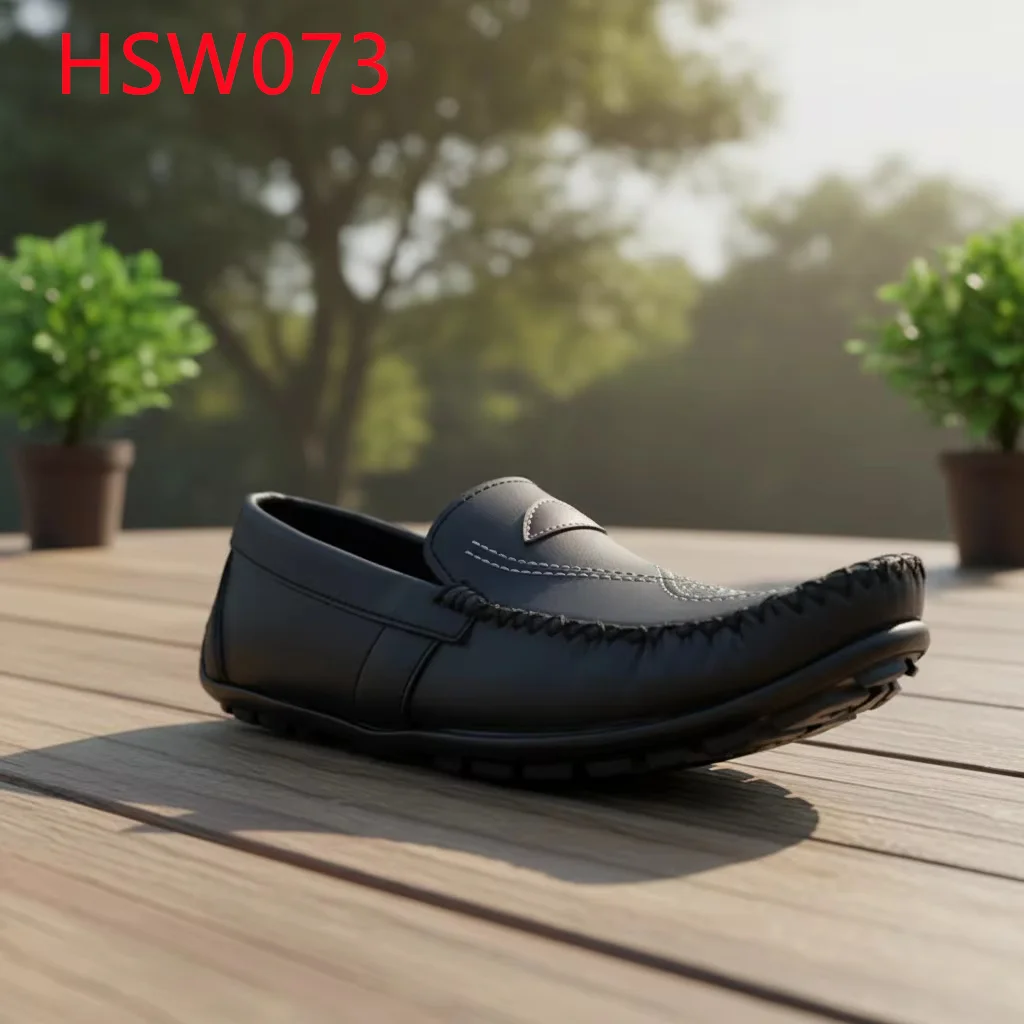 ZYF,Everyday Walking Upward Curling Style Black/brown Boat Shoes Idle Time No Blisters Casual Lazy Shoes Foot Pain Relief HSW073