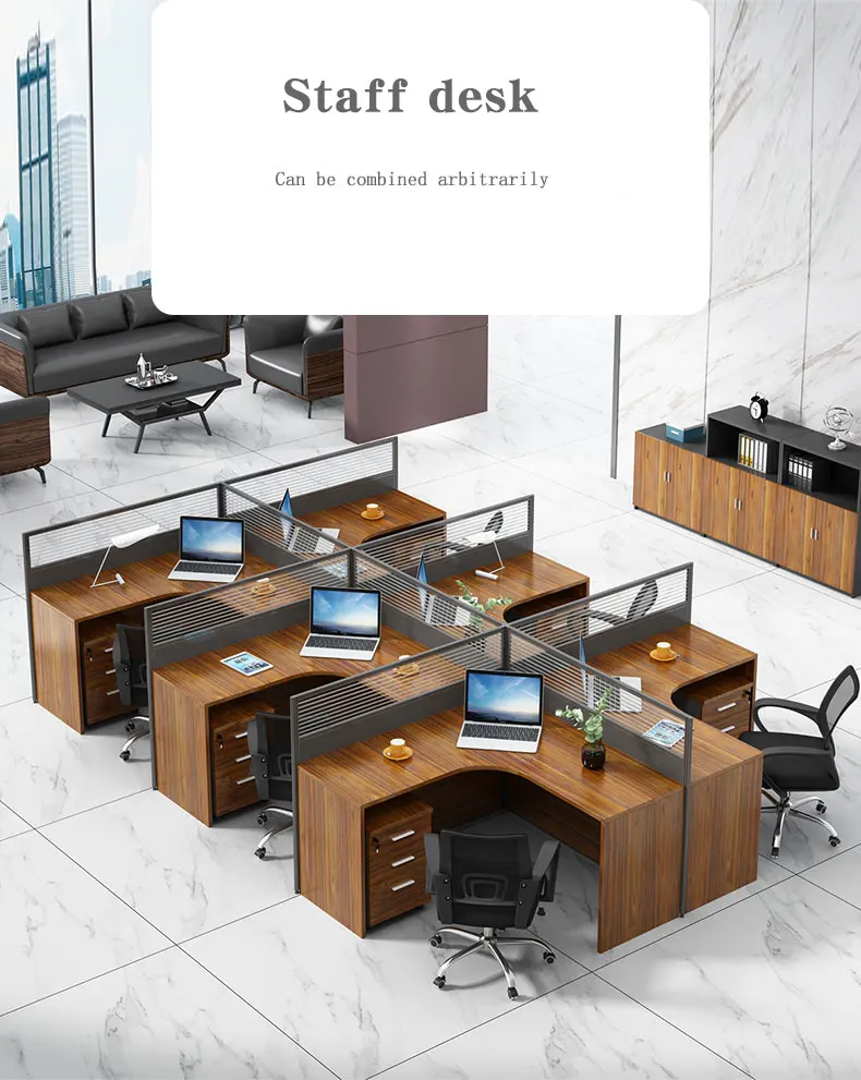 L Shapedwooden Office Desk Cubicle Workstations Modern Office Furniture Buy Modern Office Desk