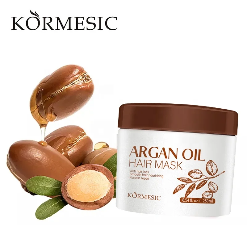 OEM ODM Private Label Argan Oil Nourishing Moisturizing Repair Keratin Smooth Essence Hair Mask