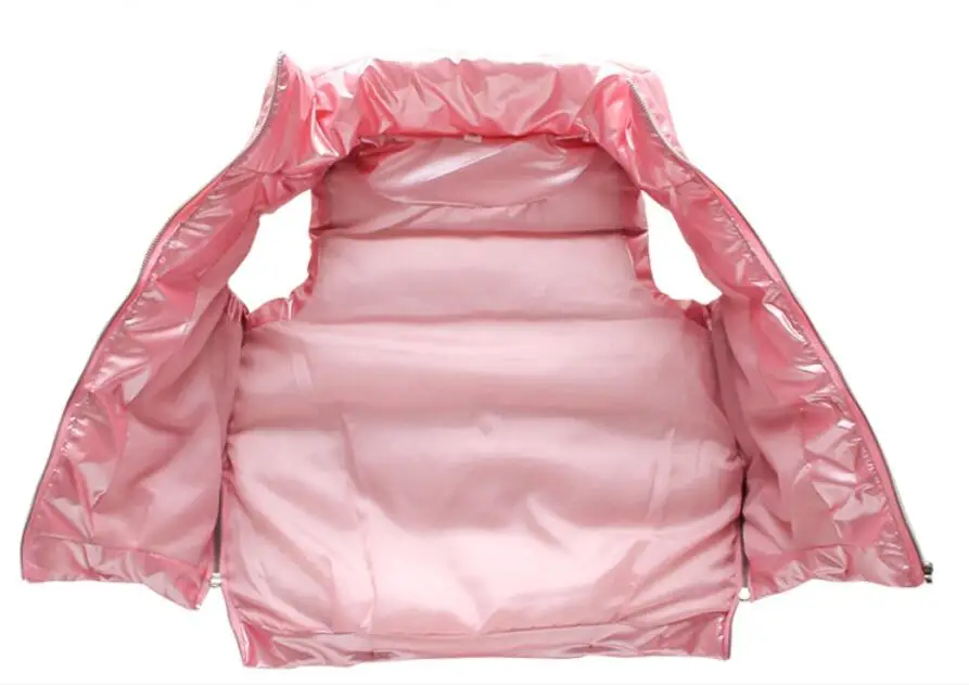 Q31108 fall winter boutiques thickened down cotton jacket Baby Girls boys sleeveless kids down vest coat