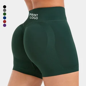 Seamless Yoga Pants High-waisted Peach-buttocks Tight Yoga Shorts Running and Fitness Pants for Women Yoga Shorts for Women