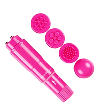 2021 New 4 Pieces Replaceable Heads Rocket Mini AV Body Massager Toys For Women Hot Selling Sex Products Bullet Vibrator