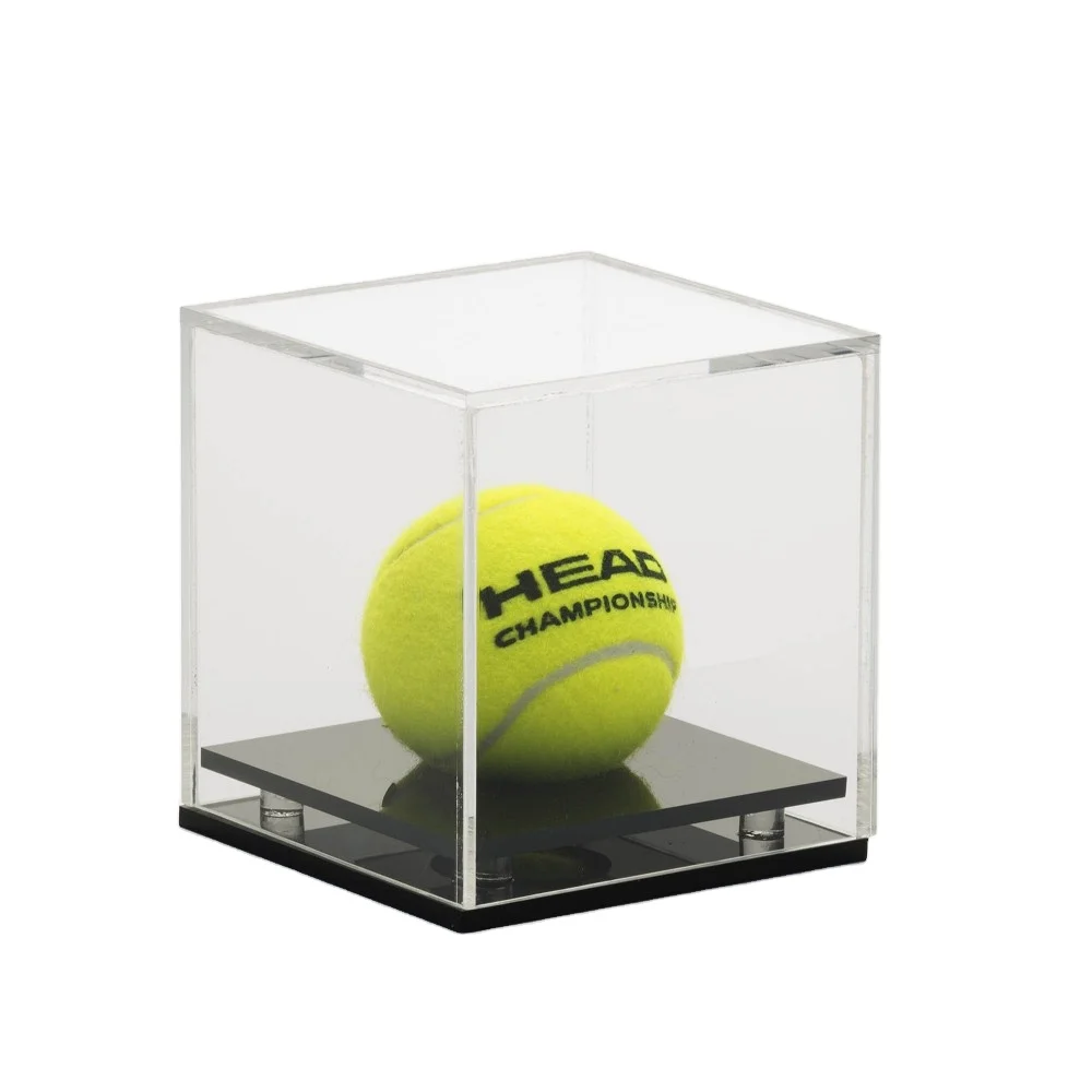 Vitrine Acrylique Cube Pour Balle De Baseball Ou Tennis – Protection UV – Neuf
