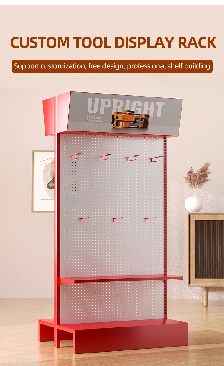 Custom Rack Tool Display Frame Hardware Tool Frame Electric Tool Display Hollow Back Plate Rack