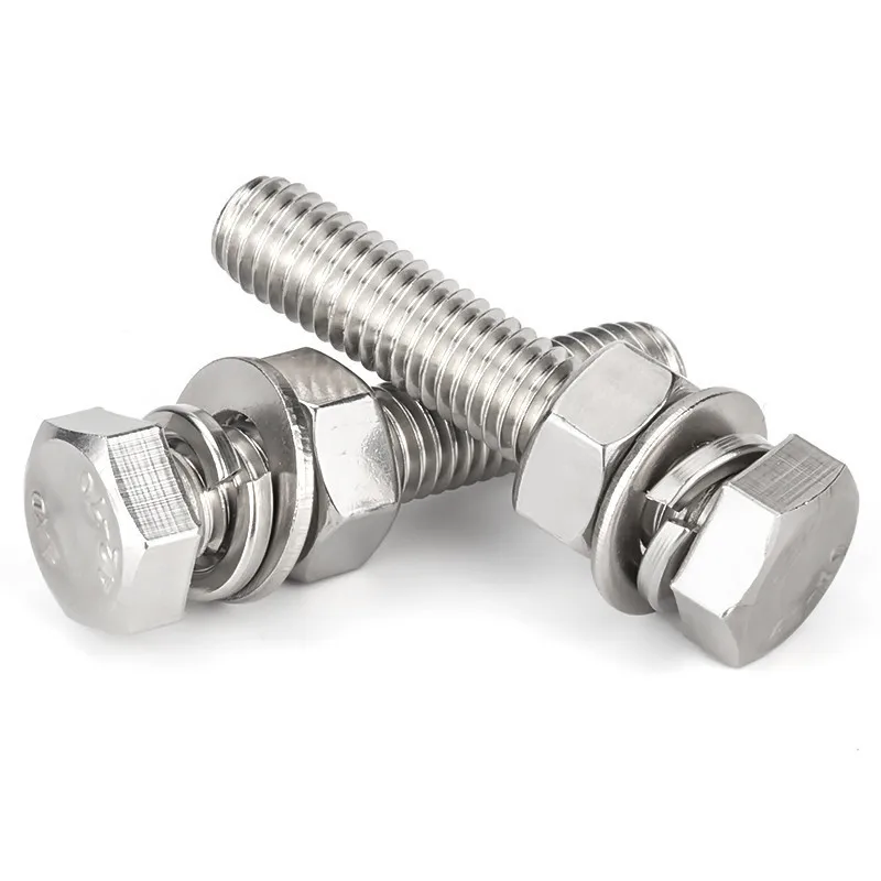 M6 M8 M10 Grade 8 Custom Stainless Steel Hexagon Ss 304 Nut and Bolts Hex Head Allen Flush Bolt and Nut Manufacturers and Fasten