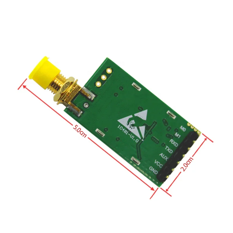 E32-433t20dc Sx1278 Lora Rf Wireless Module 433mhz Uart 100mw Serial ...