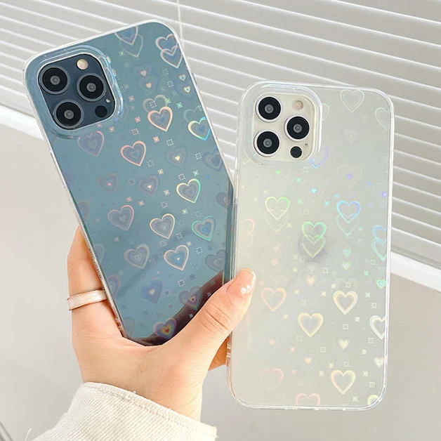 Heart Iphone Plus Holographic Case Iphone 6s Case Holographic Love