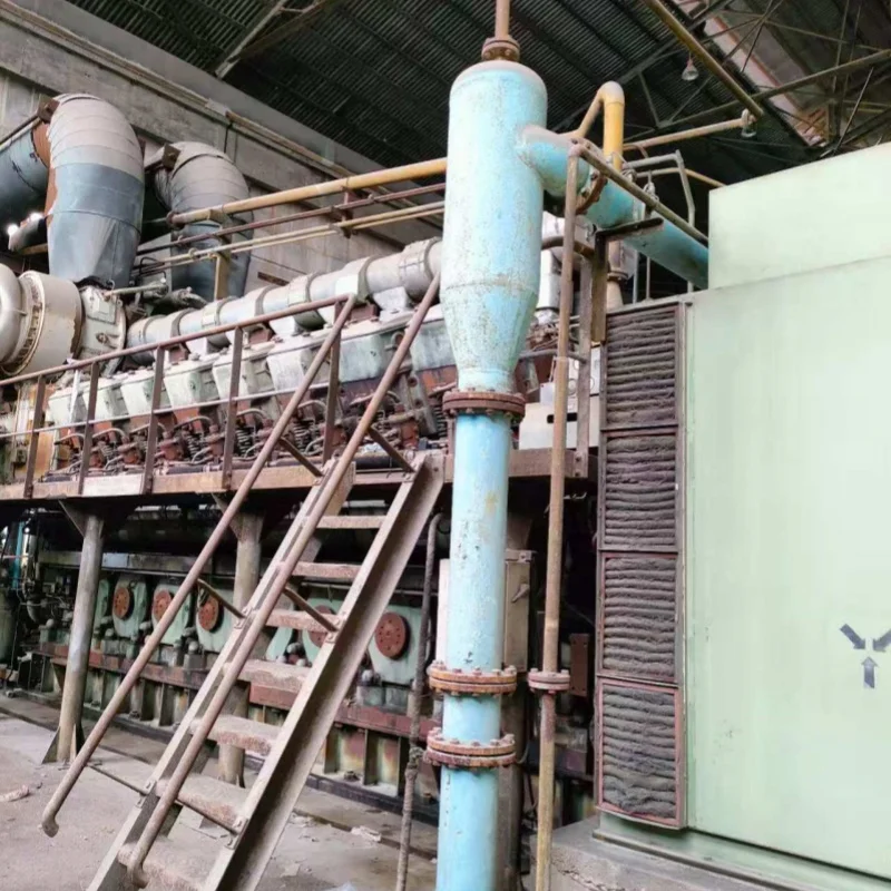 Used 16ZAV40S Diesel Engine 11.5MW 500rpm HFO Generator Set 10500V Output 1-Year Warranty Power Plants Long Service