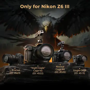 SmallRig Z6 III Camera Cage Kit for Nikon Z6 III, with Top Handle and Cable Clamp, Aluminum Alloy Camera Full Cage Kit - 4520 detail image