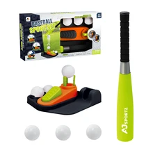 AOJIE Kids Auto Baseball Pitching Machine Toy Set Automatic Ball Launcher For Training Equipment & Children Practice Toys
