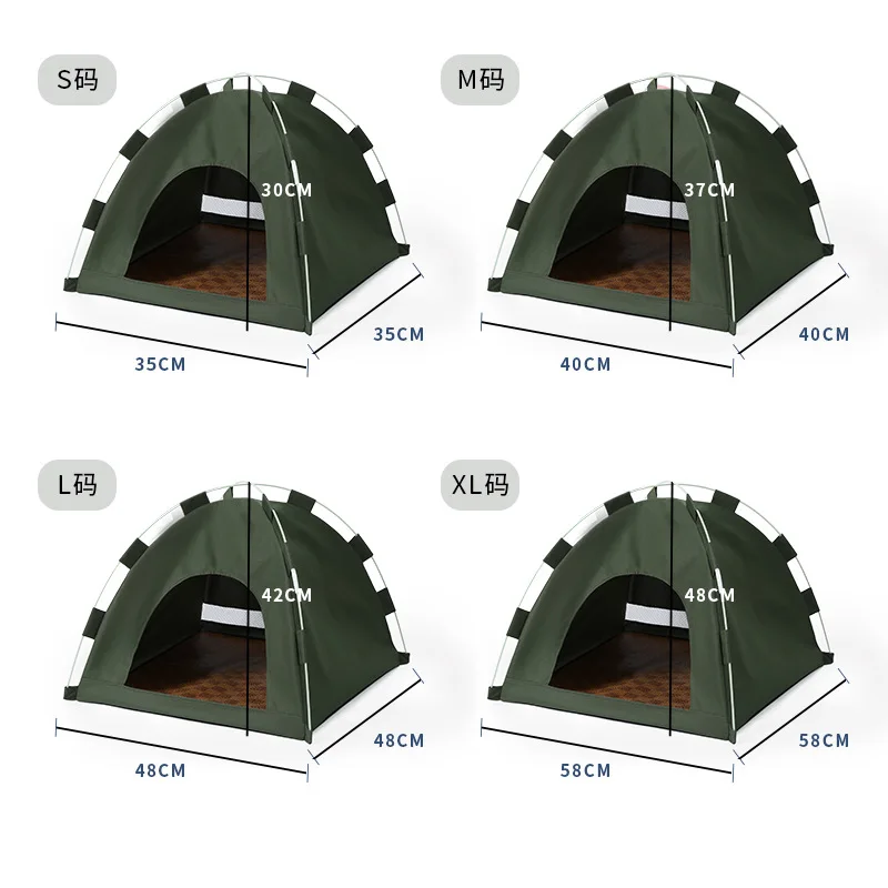 product portable pet tent bed dog cat tent indoor waterproof  breathable outdoor pet tent suitable for cat puppy bunny and small animal-53