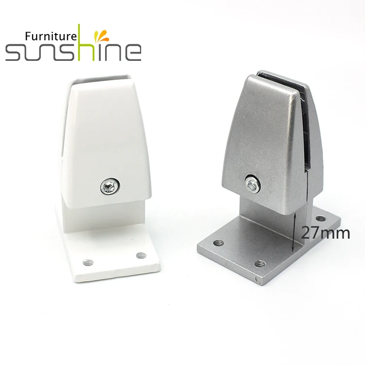 High Quality Office Table Partition Clamp Decorative Support Holding Clamp Aluminium Desk Screen Clip