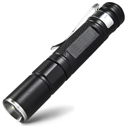 Портативный светодиодный ультрафиолетовый фонарик из алюминиевого сплава с фокусировкой и брелоком