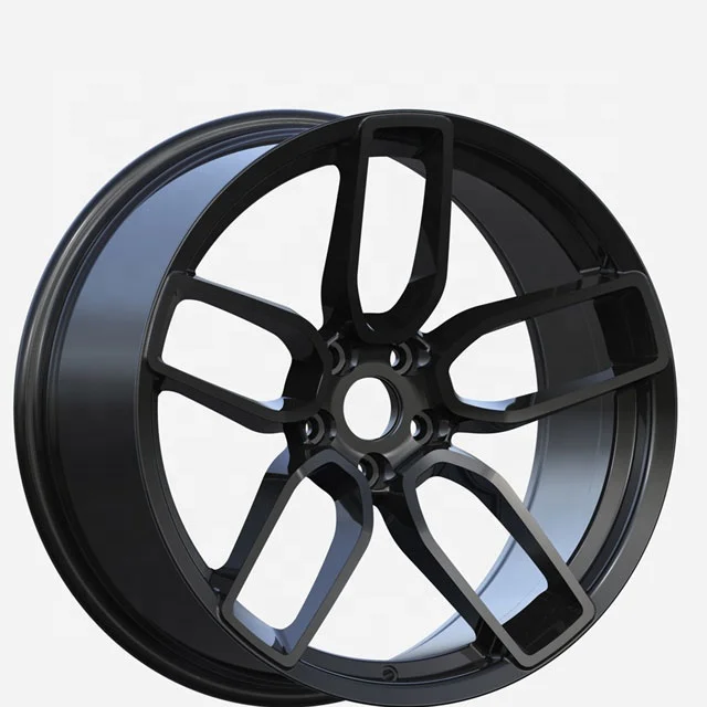 SW 20 Inch Flow Formed Wheel Rims Width 9.5-11J 5x115 20x9.5 +15 Matte Black for Dodge Hellcat Challenger Charger SRT Widebody