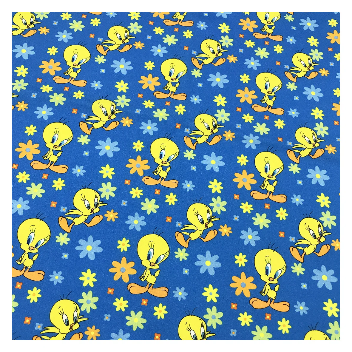 The Factory Outlet Tweety Cartoon Custom Baby Print Cotton Poplin Fabric 135gsm Fabric Digital Printing for Clothing