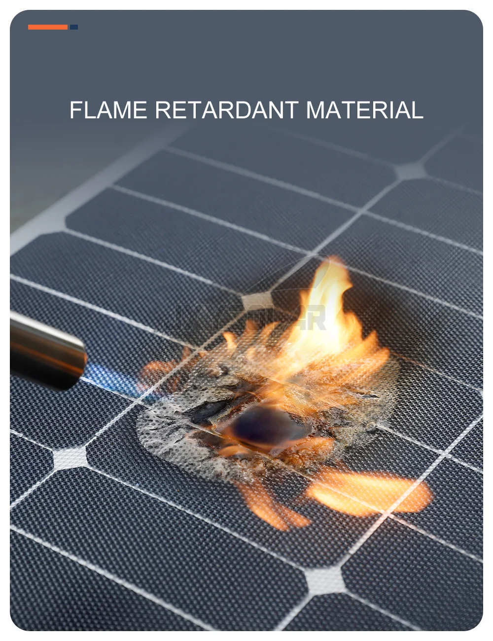 220w 20v Flexible Solar Panel Peel & Stick Solar Panel For Camping Tent