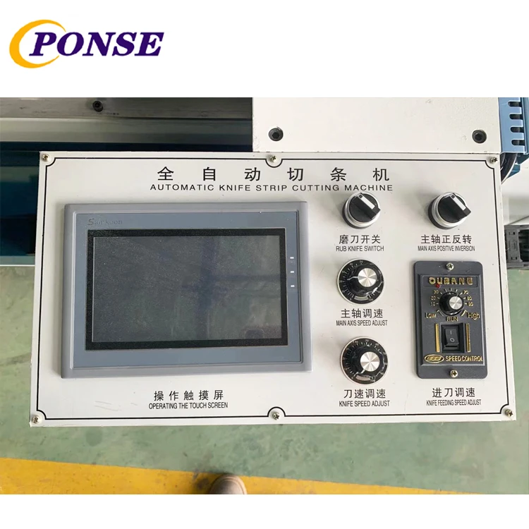 CNC Automatic Bias Fabric Binding Slitting Cutting Machine
