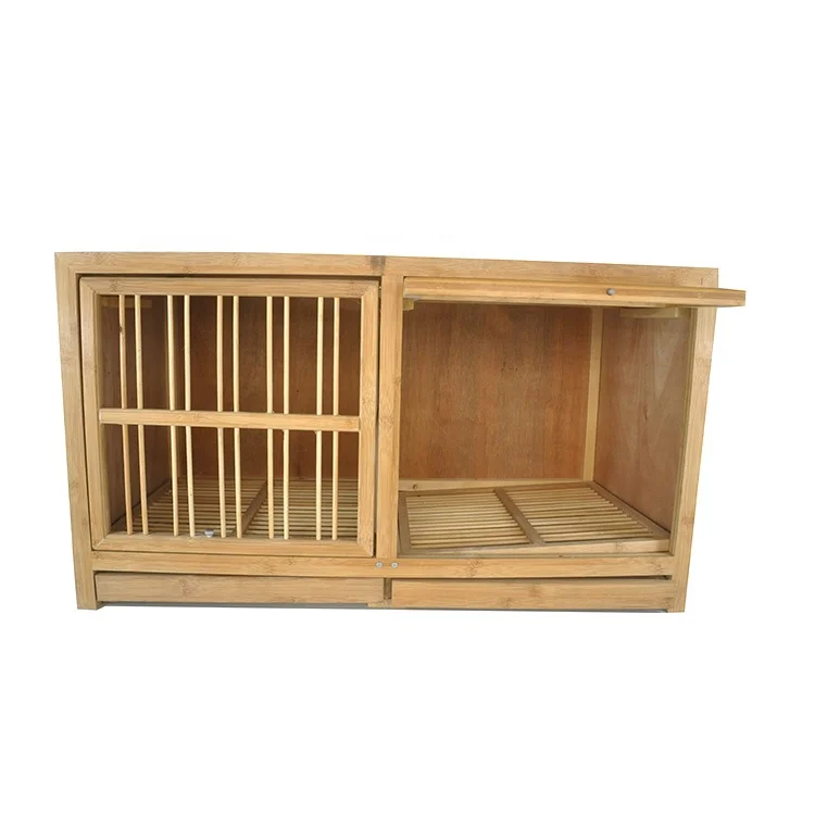 Geshifeng Factory 80cm Foldable Wooden Animal Pet Poultry Bird Racing Pigeon Breeding Cage