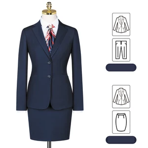 OEM Slim Fit Blazer for Women Ladies Office Suits Suit Hot Sale Fashion Clothing Pants Custom Customized