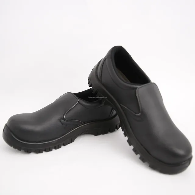 ESD Genuine Leather Steel Toe Work Pu Protection Durable Cleanroom Anti Static ESD Safety Shoes for Industrial