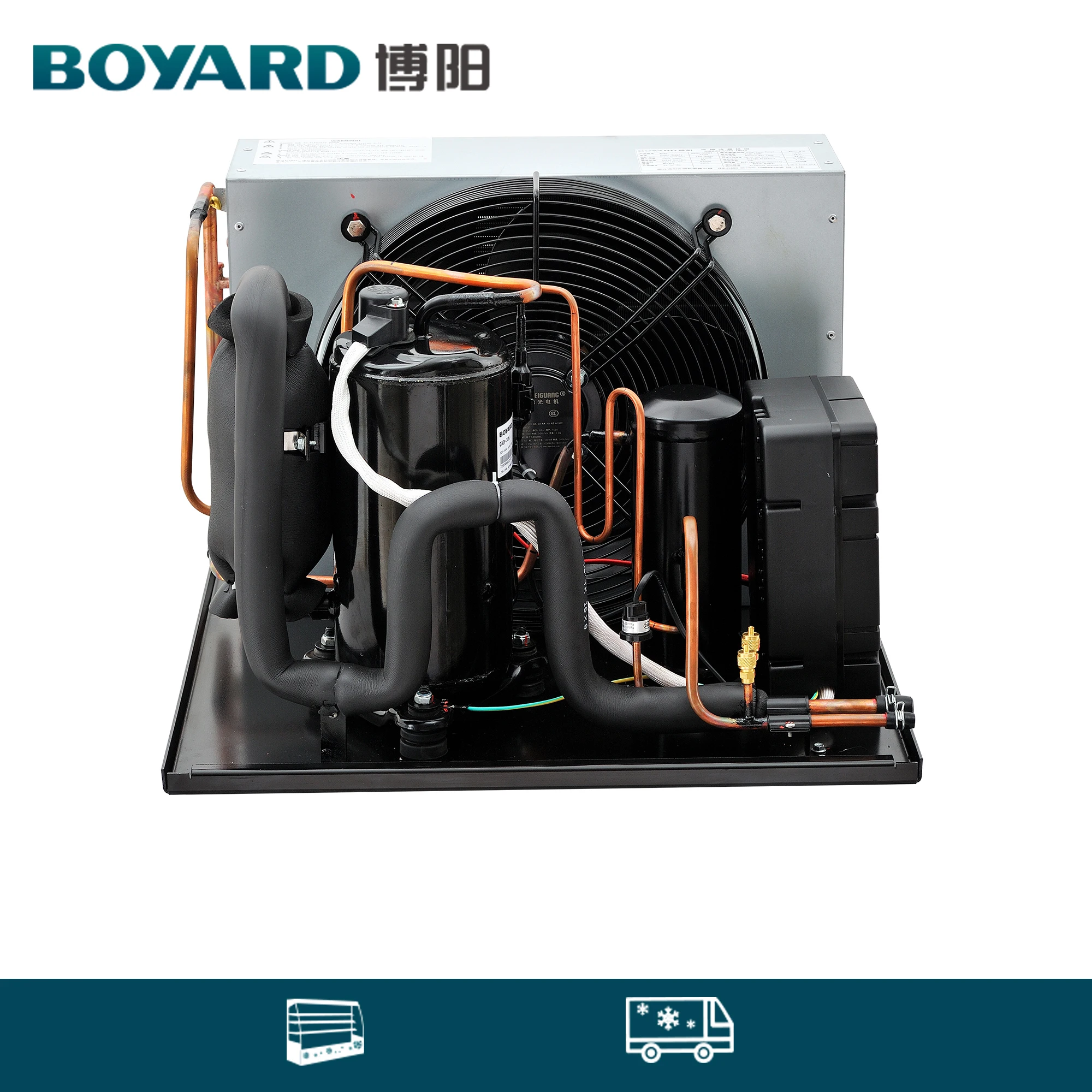Hermetic Rotary Refrigeration Compressor Refrigeration Condensing Unit ...