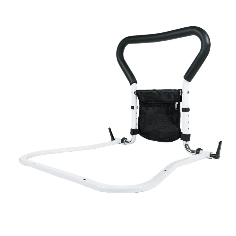 Grab Handle Bed Rail Fall Protection Bedside Handrail for Adults Elderly and Seniors Everyday Aid with Practical Bag