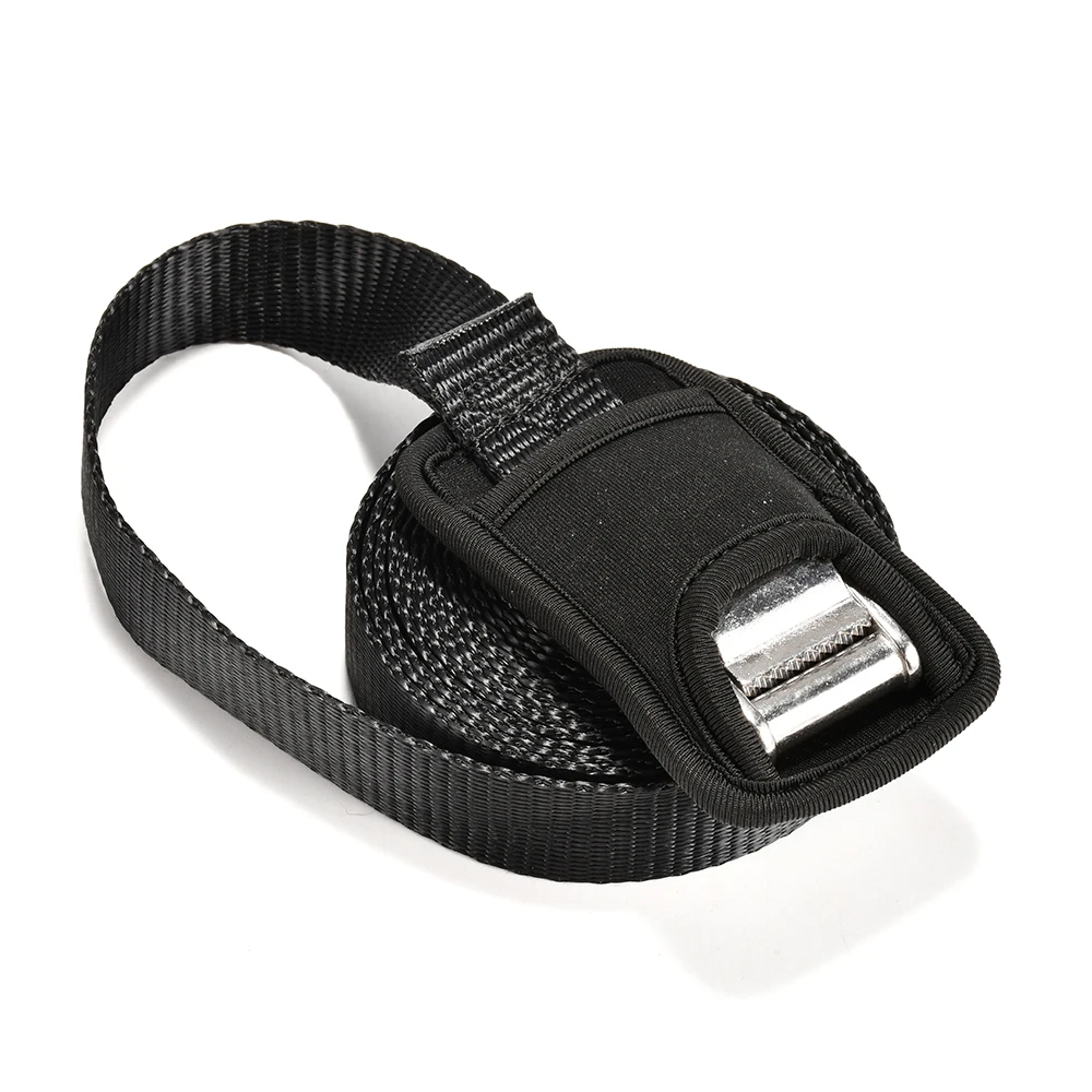 250mm 450kg stainless steel cam buckle webbing tie down strap with soft pad