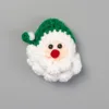 Finished Santa Claus head shape-Dark green