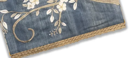 Easter Spring New Arrival Embroidery Applique butterfly Linen Burlap Table  Runner Tablecloths