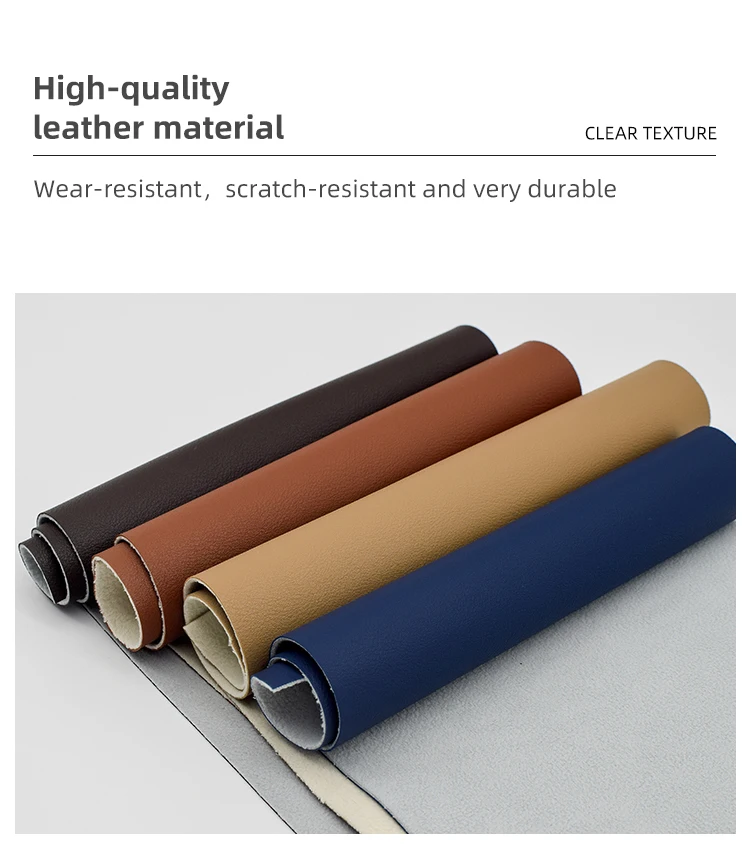 Wholesale Thick Cowhide Vegan Sofa Leather Pvc Synthetic Nappa Leather