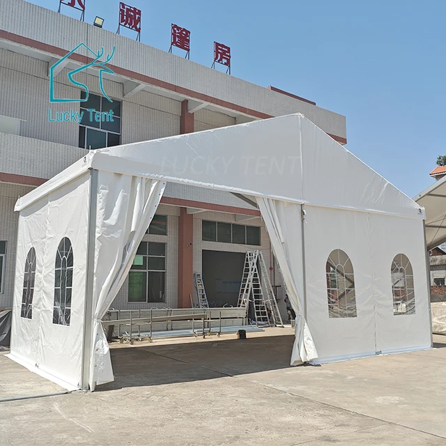 Outdoor Durable Pvc Wedding Party Aluminum Frame Event Tents 10x20 10x30 10x50 Commercial Marquee Tents for Large Events