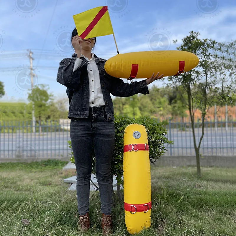 Hi-vis Inflatable Dive Float 65 Foot Line Soflo Spearfishing Torpedo ...