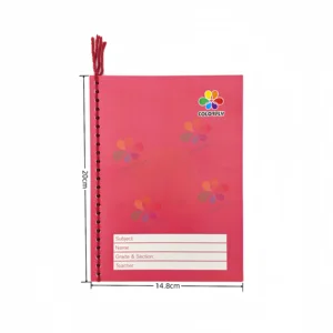 New Design Notebook Custom Logo A5 80 Leaves 10 Colors Yarn Kids Writing Composition Book for Philippines 80Leaves Notebook