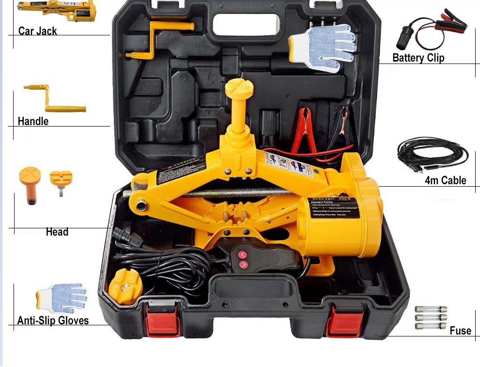 Electric Car Jack 2 Ton 12v Kit Hydraulic For Car Tire Changes Buy