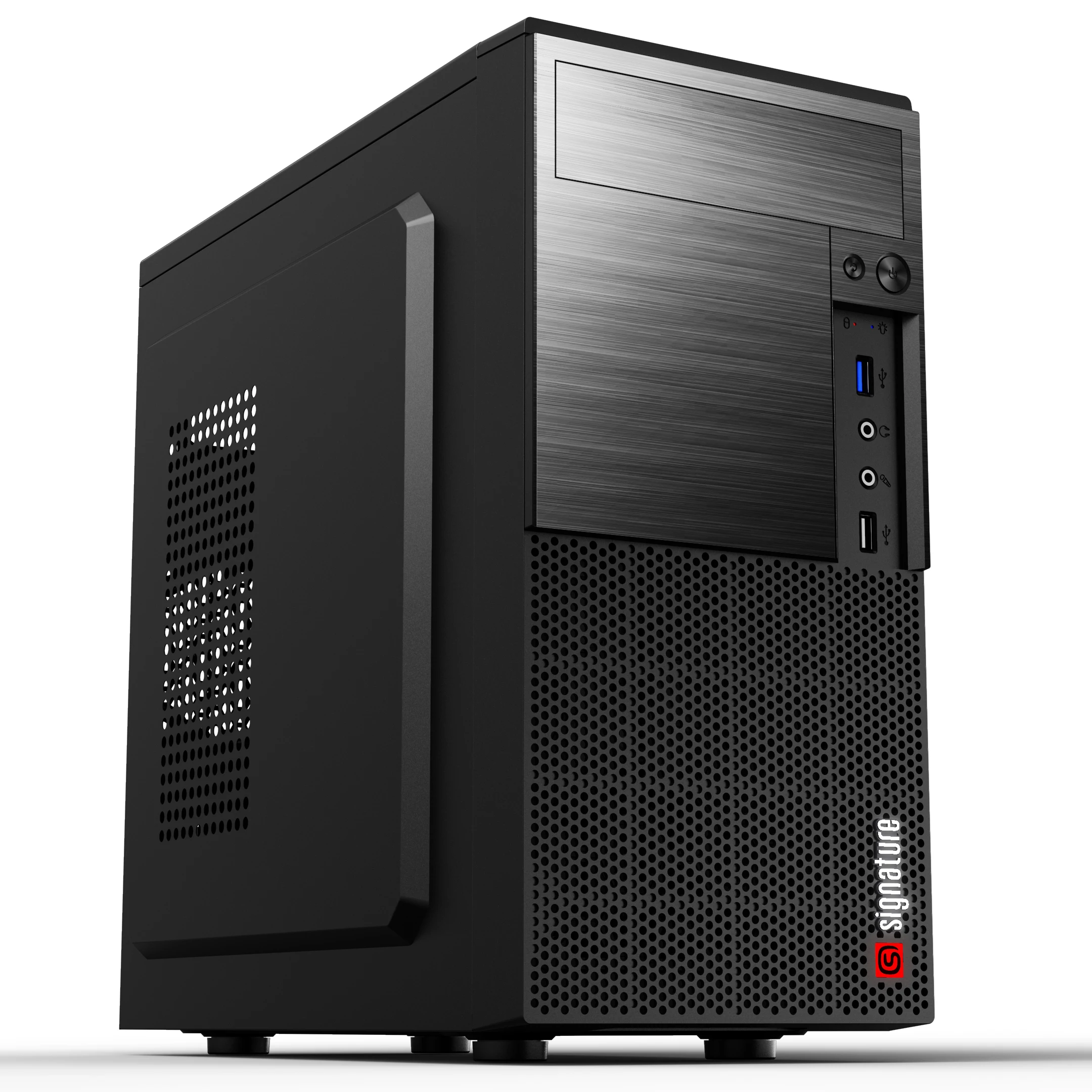 Oem Odm Office Computer case Classic Design MATX  PC Cabinet with Plastic AUDIO and USB