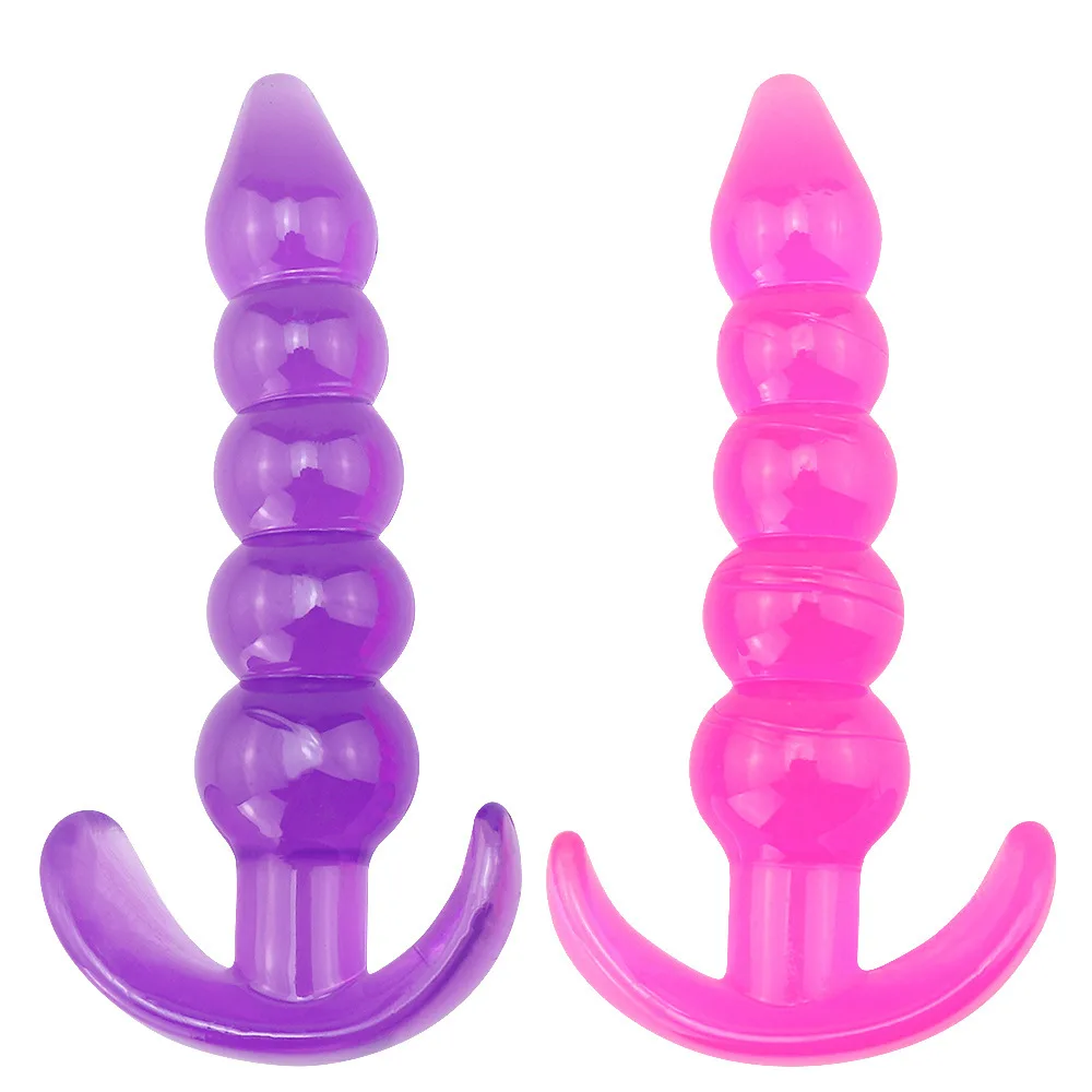 Source Prostate Massager Sex Machine G-spot Silicone Anal Beads Adult Sex Toys For Woman Men Gay Jelly Anal Plug Dildo Butt Plug on m.alibaba picture
