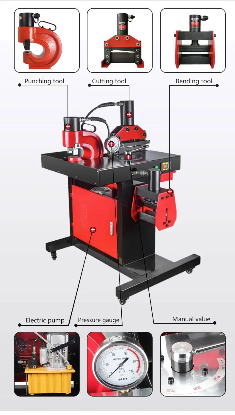 High Quality Portable Busbar Processing Machine High Quality Portable Busbar Processing Machine