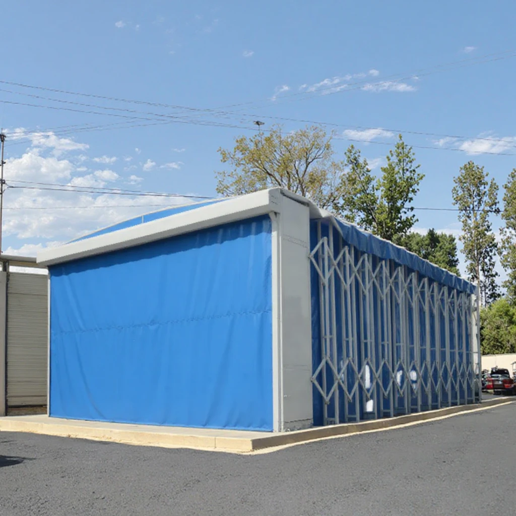 Space Saving Removable Retractable Paint Booth Outdoor Use With Water Curtain CE Certified for Car Painting