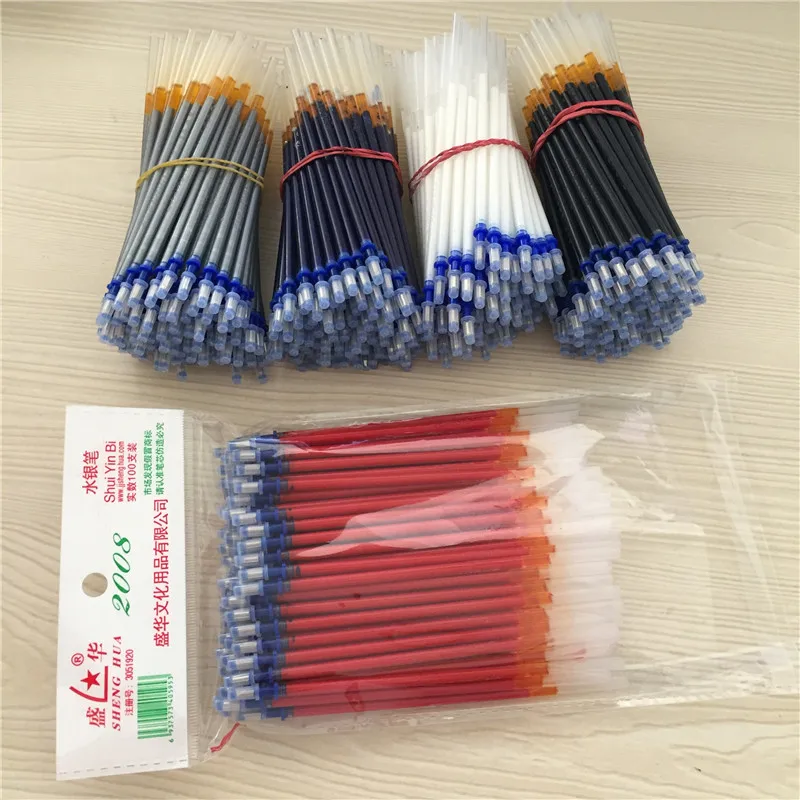 Silver Refill Writing on Leather and Fabric Cloth Marking Pens Embroidery Mercury Water Erasable Marker Silver Refill Pen