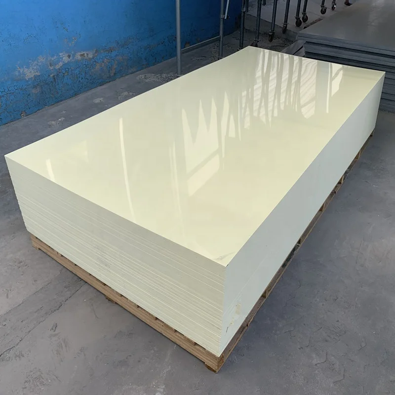 4x8 Rigid PVC Sheets Hard Solid Plastic Plate 1mm-60mm Thickness for Water Tank Equipment Smooth Surface Cutting Service