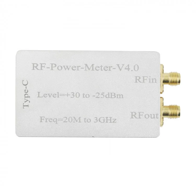 20m-3ghz Usb Pass-through Rf Power Meter Tester W/ Aluminum Alloy Shell  Rf-power-meter-v4.0 - Buy Rf Power Meter,Rf Power  Tester,Rf-power-meter-v4.0