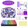 Gradient Purple  124 PCS  Purple Butterfly #1