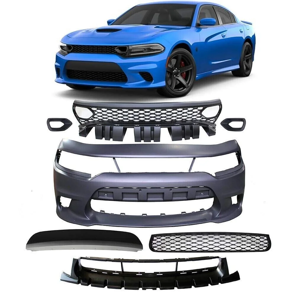 OEM auto parts SRT style Front Bumper Replacement Conversion Kit for Dodge Charger SRT 2015-2020