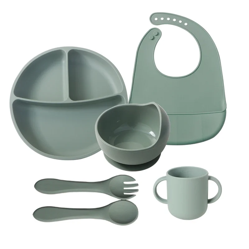 Customizable Dining Plate Set For Infants Bpa Free Bowl Spoon For