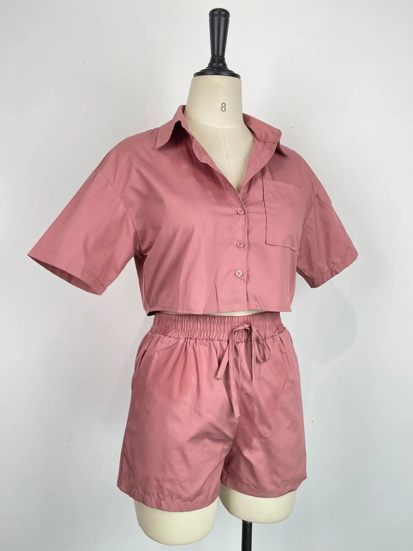 Wholesale 2023 New Arrivals Women's Clothing Solid Summer With Pockets