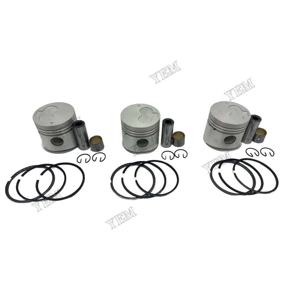 Piston Kit Fit for Mitsubishi K3H Engine 3