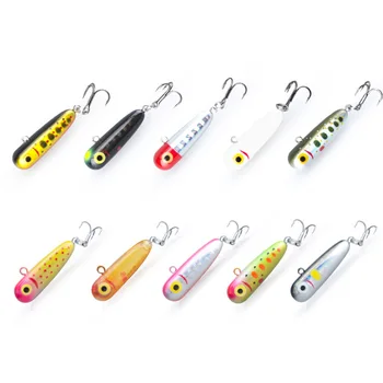 3.2g ABS Artificial Hard Bait Mine Pencil Slow Sink Stream Trout Horse Mouth Cock Green Strip Micro Lure – Pencil – view 5