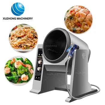 220V Commercial Electric Stir-Frying Drum Cooking Machine