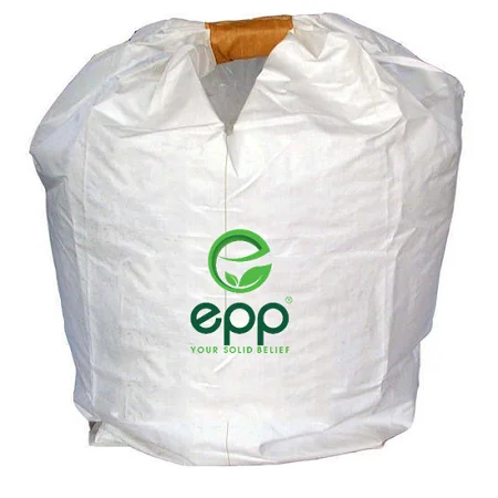 Laminated and UV Treated Big Bulk 1ton Tote Big Bag 1000kg Loading One Loop Jumbo Canvas Tote Bag 250kg Bulk Bags